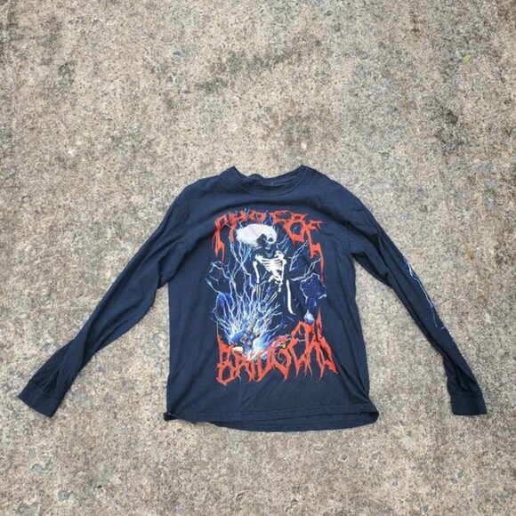 Gildan Men's Black and Multi Tshirts - Picture 1 of 3